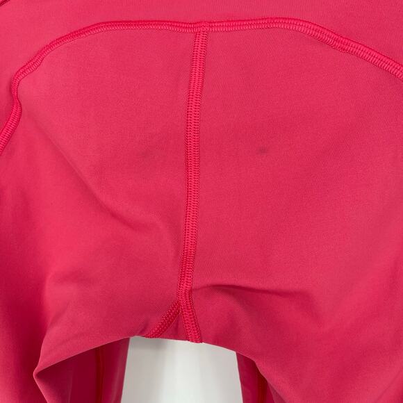 Lululemon Sun Runner Crop 17” Fuchsia Pink Luxtreme Size 6 - Picture 3 of 12